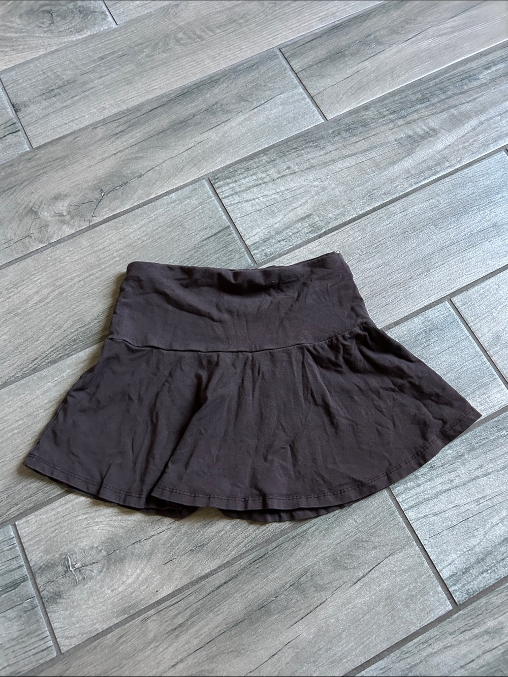 H&M Dark Brown Circle Skirt